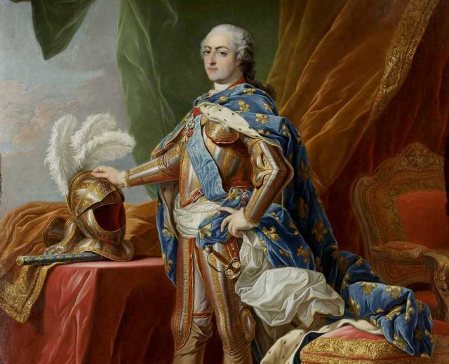 Louis XV en armure château de Parentignat