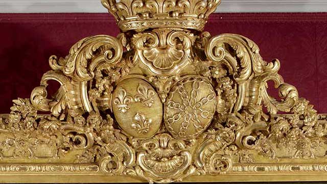 Portrait de Louis XV en armure